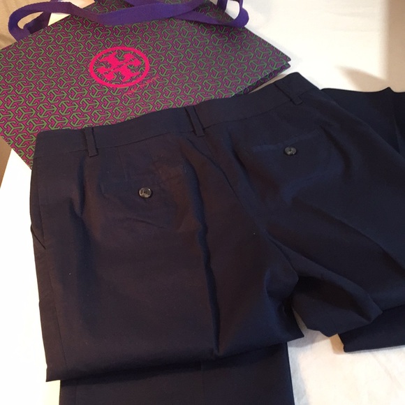 Tory Burch "Kori" pants, dark blue, size 6, NWT - Picture 4 of 5